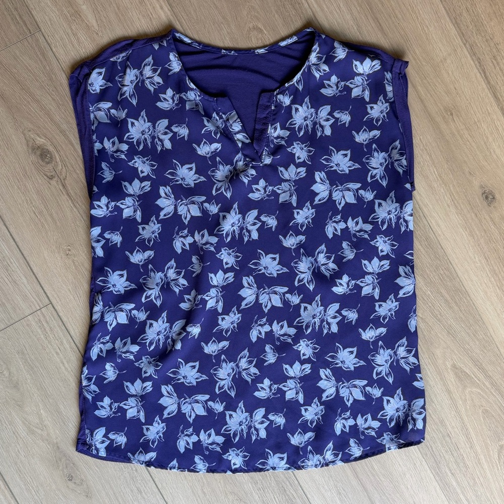 Floral Purple Women's Top